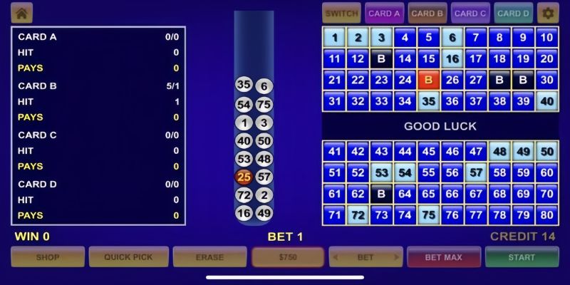 Bỏ túi cách chơi xổ số keno